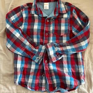 Gymboree toddler boy flannel button down shirts